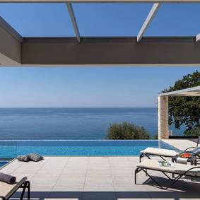 3 bedroom villa with pool & sea views, Agios Mathaios, sleeps 6